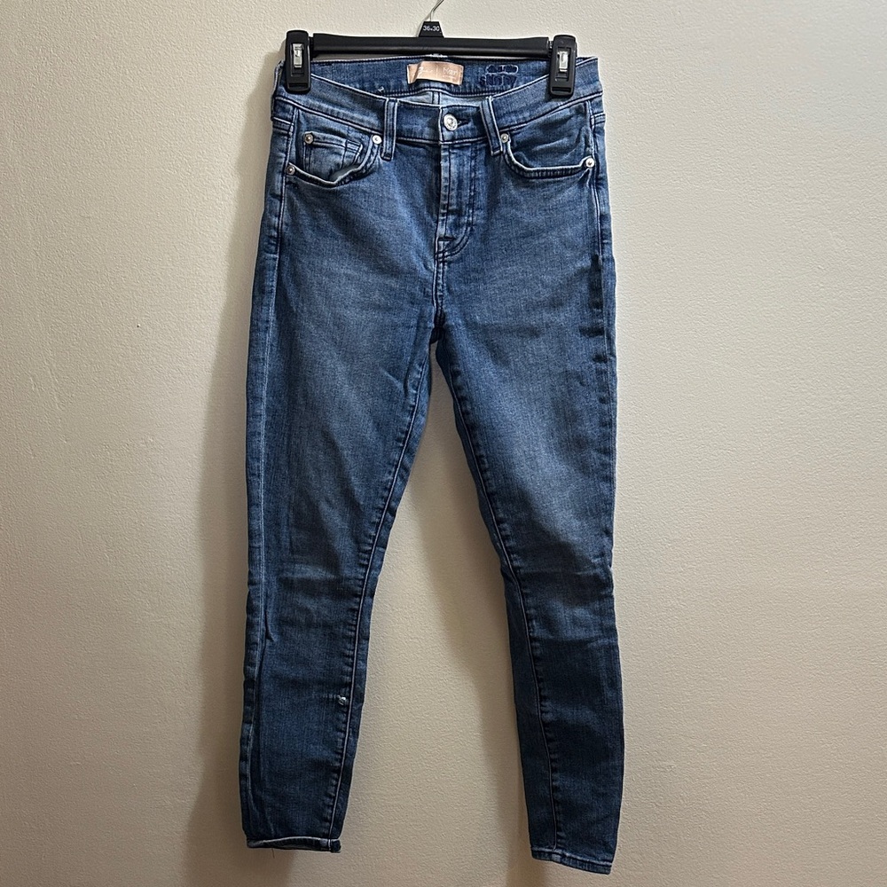 7 For All Mankind Indigo Skinny Jeans